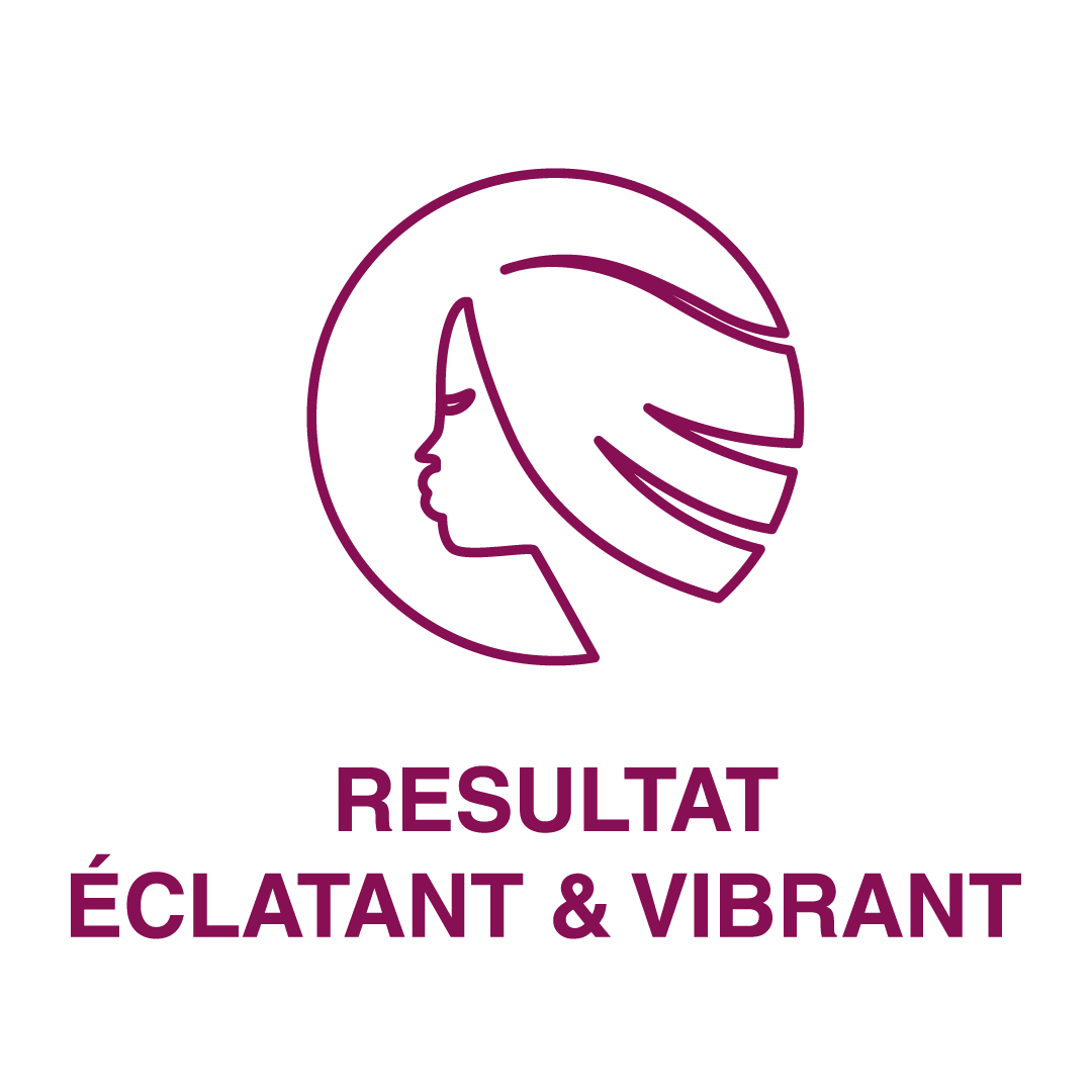 Résultat éclatant et vibrant